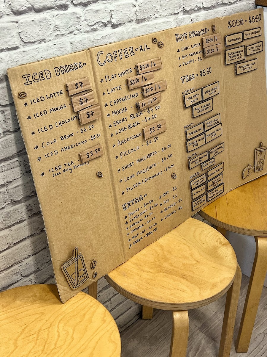 Generosity Coffee Photo Menu 2