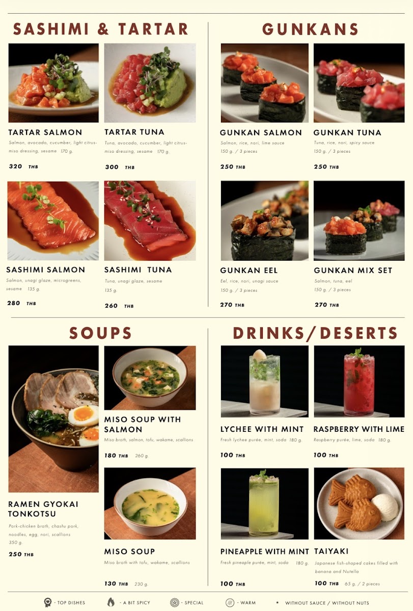 Say Sushi! Photo Menu 1