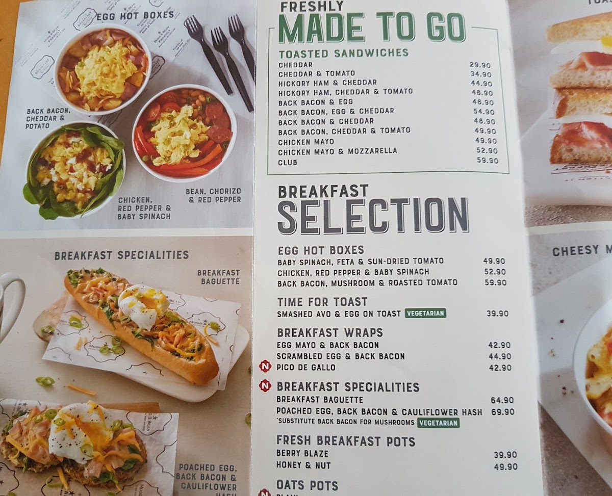 Mugg & Bean On The Move Humerail Photo Menu 2