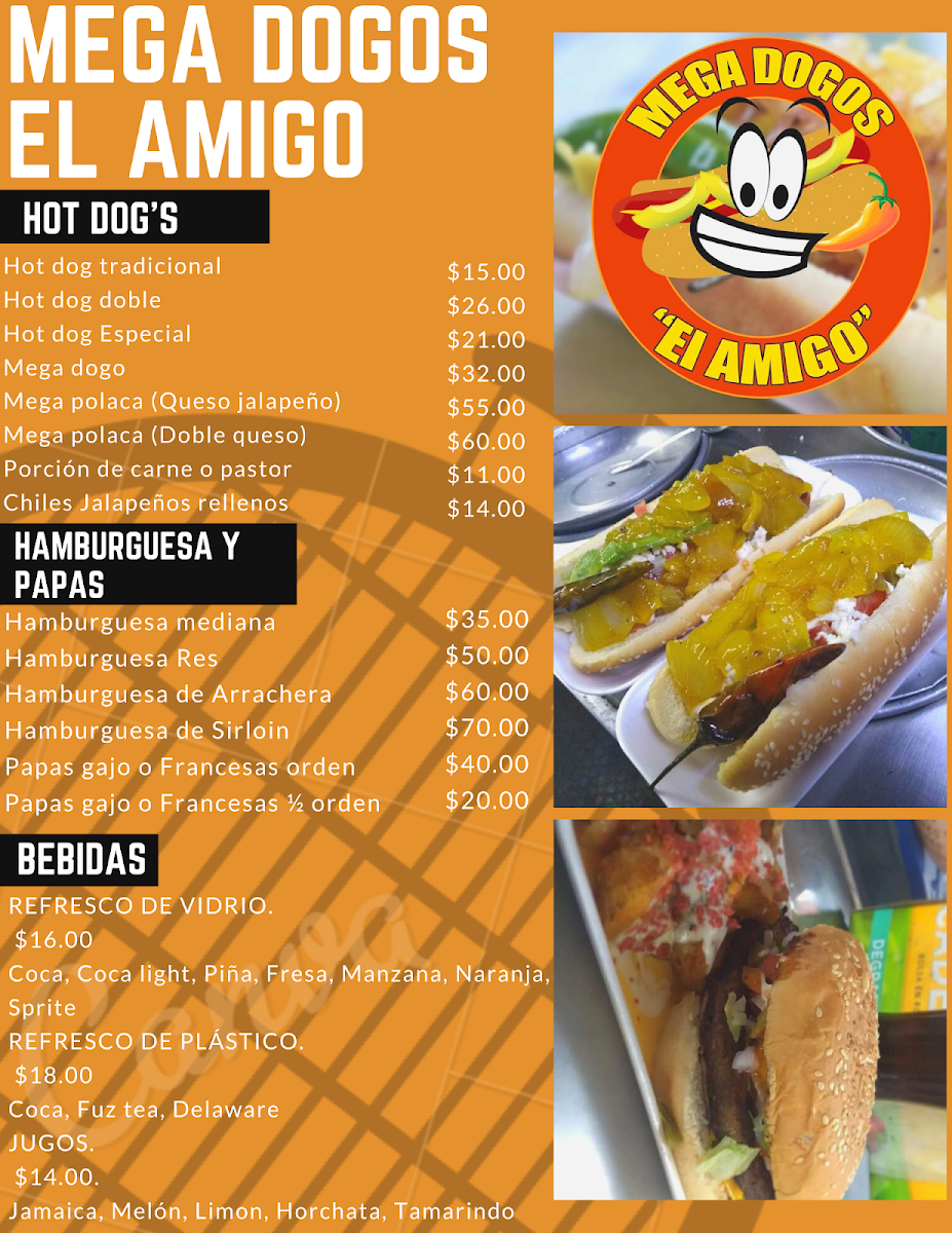 Mega Dogos El Amigo Photo Menu 1