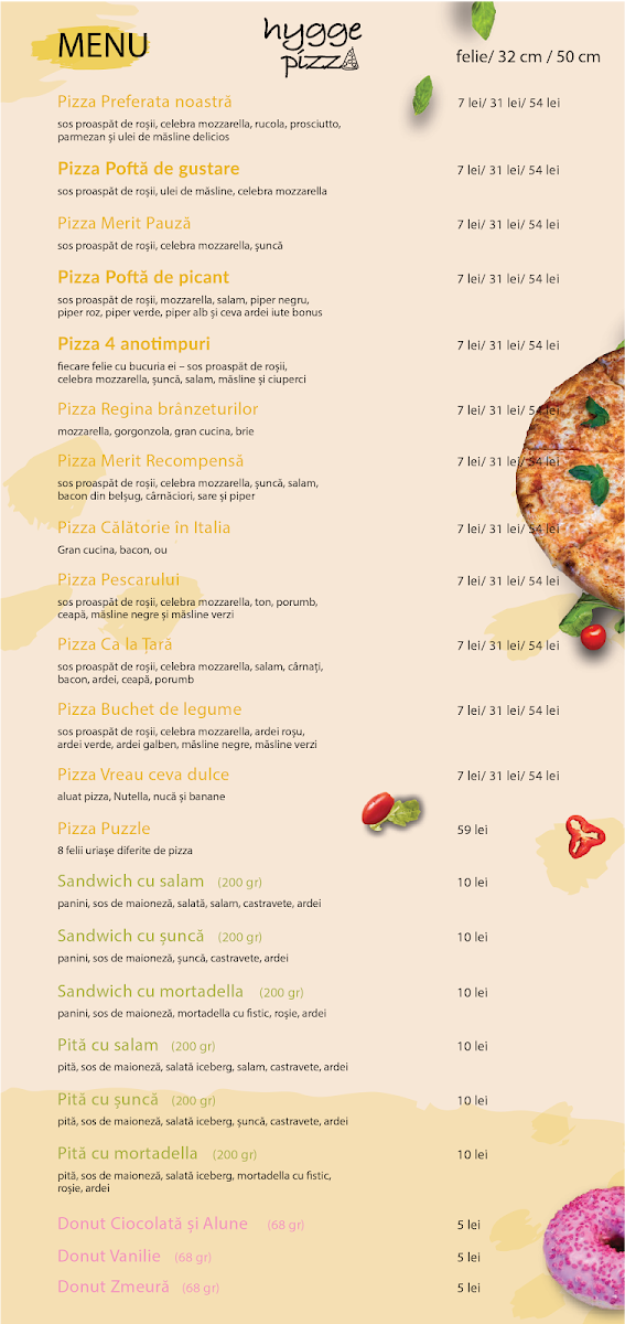 Hygge Pizza Photo Menu 1