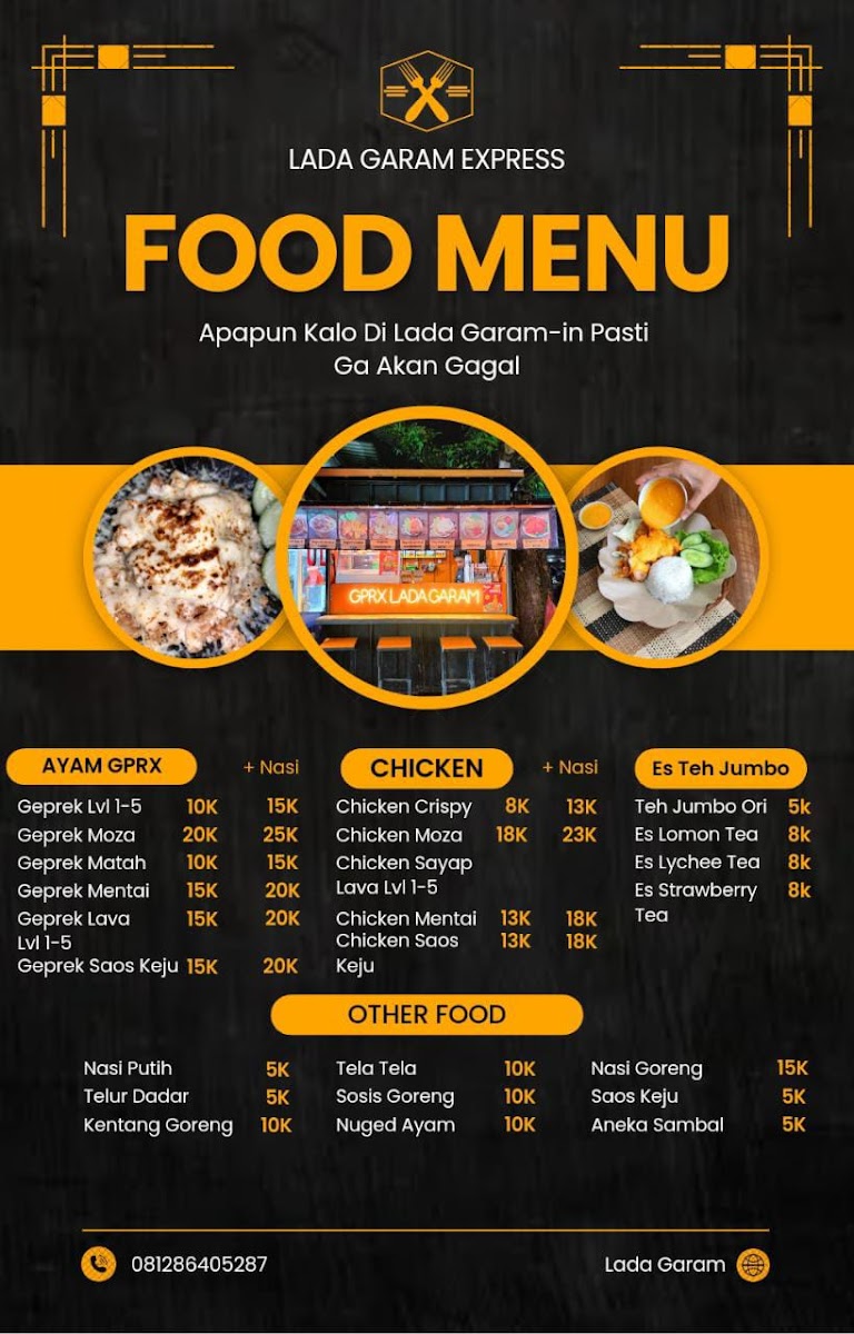 Lada Garam Catering & Resto Photo Menu 1