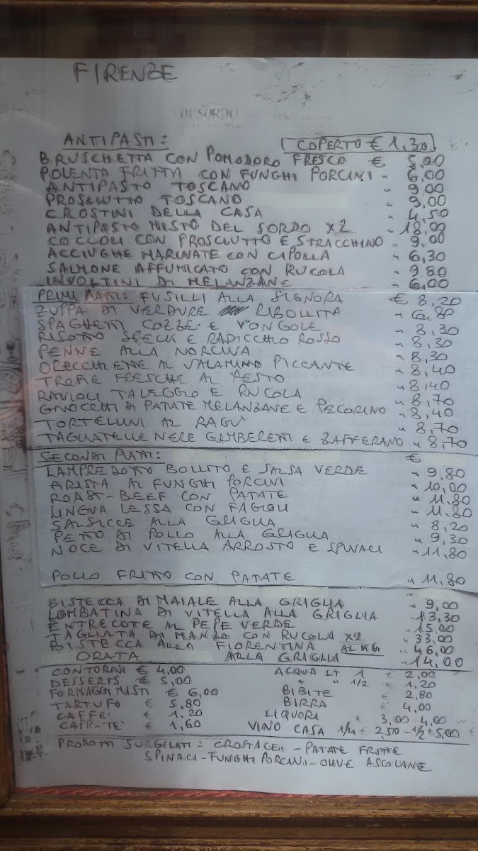 Osteria Il Sordo Photo Menu 2