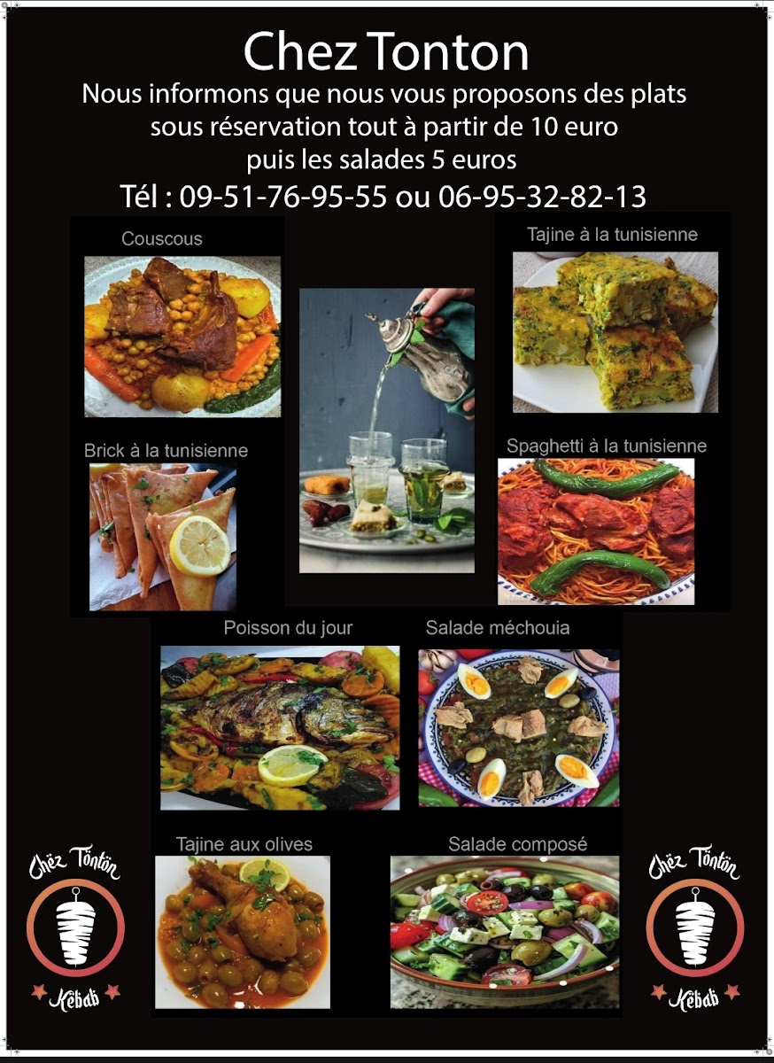 Chez Tonton kebab Photo Menu 1
