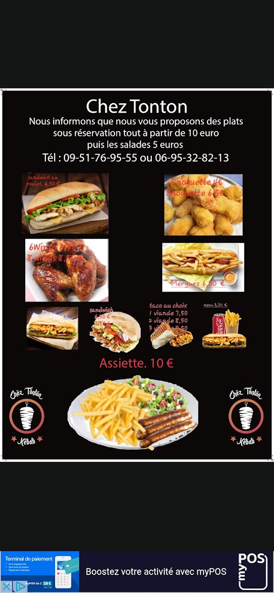 Chez Tonton kebab Photo Menu 2