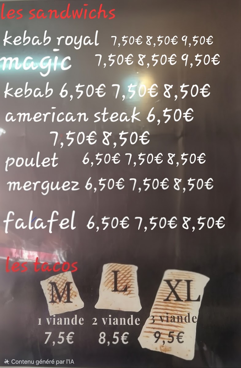 Chez Tonton kebab Photo Menu 5