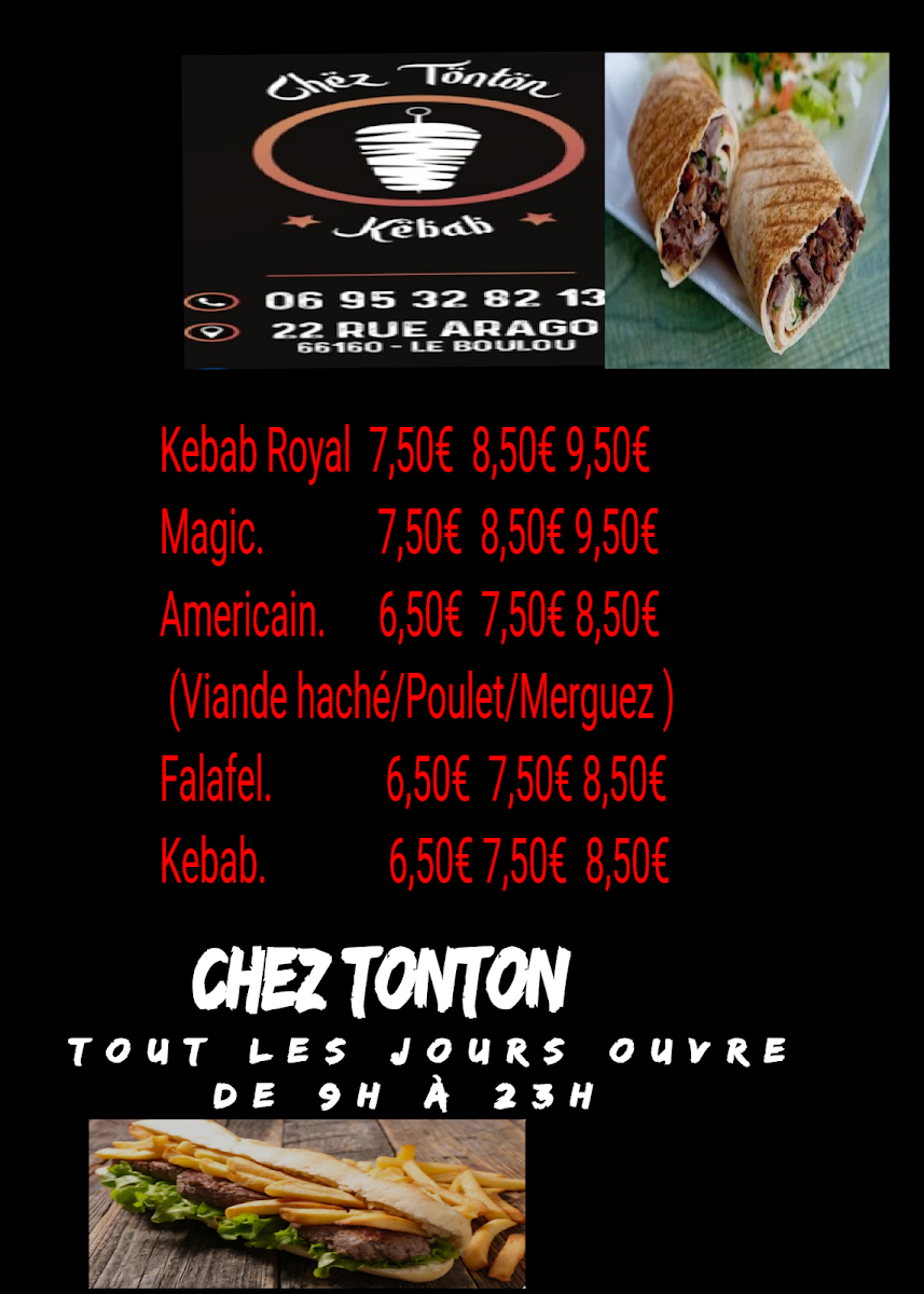 Chez Tonton kebab Photo Menu 7