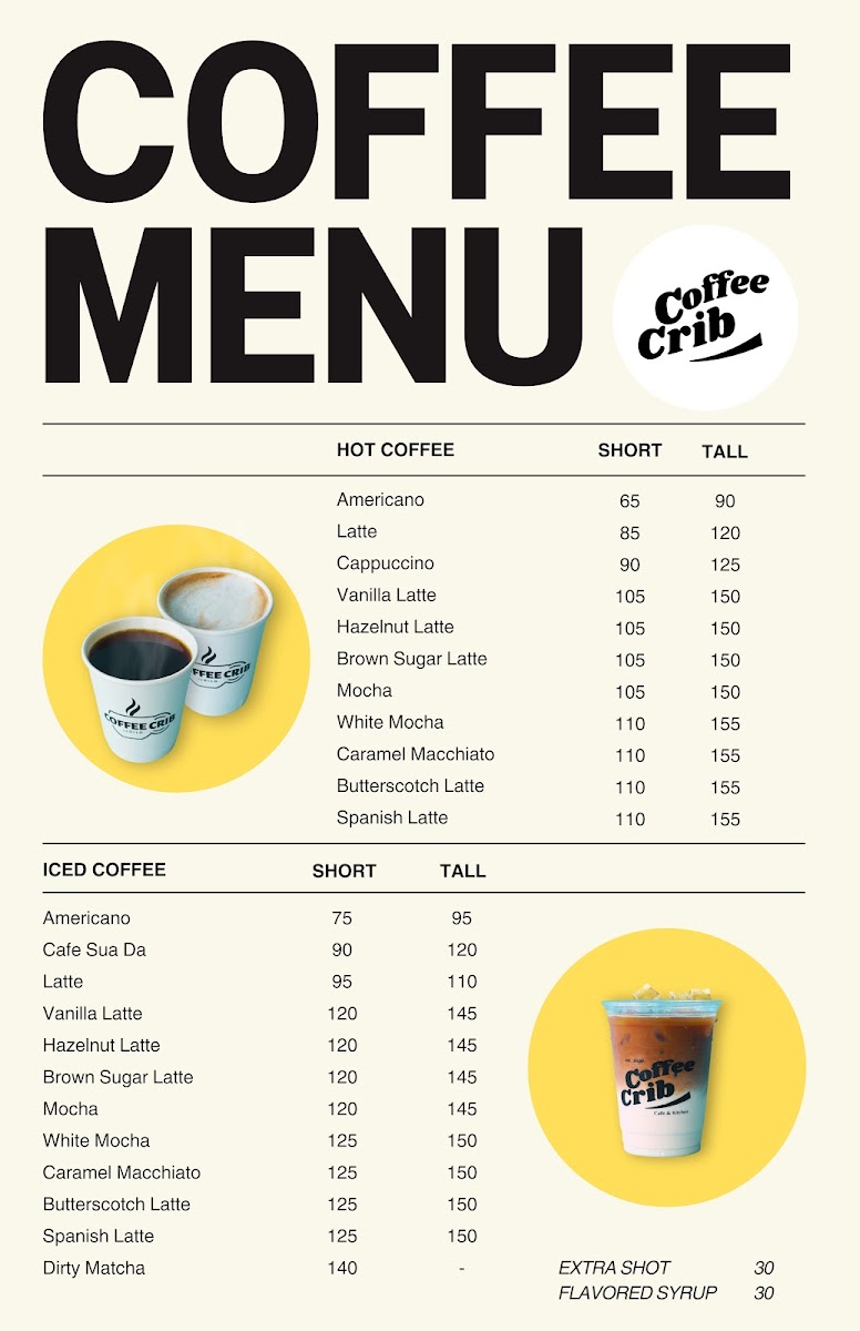Coffee Crib Cafe Photo Menu 4