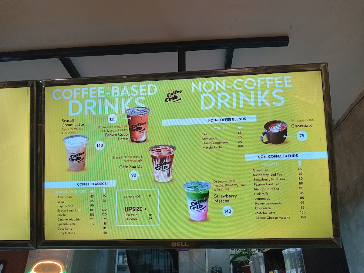 Coffee Crib Cafe Photo Menu 7
