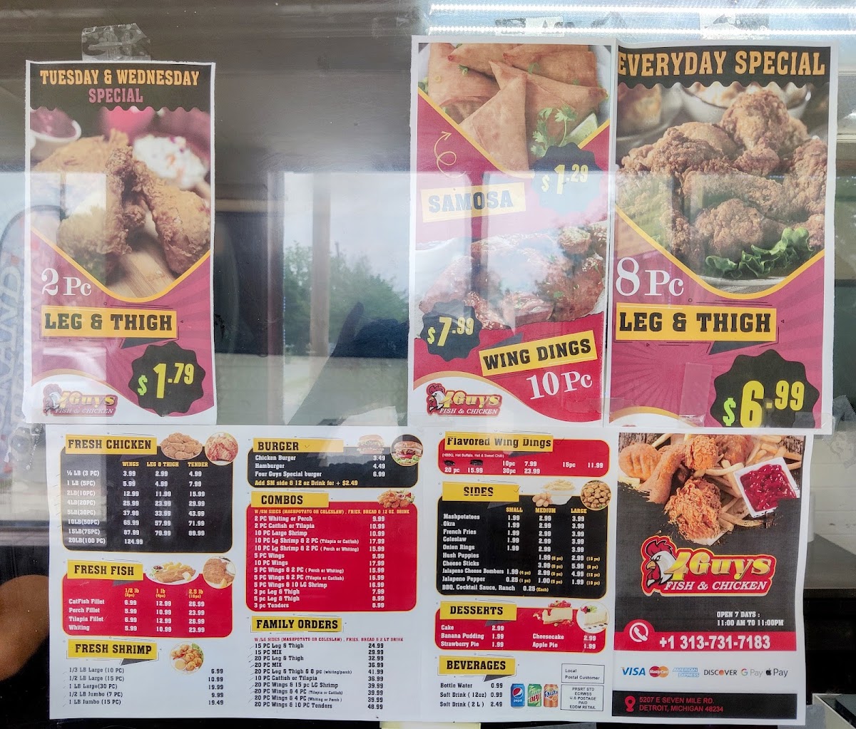 4 Guys Fish & Chicken Photo Menu 3