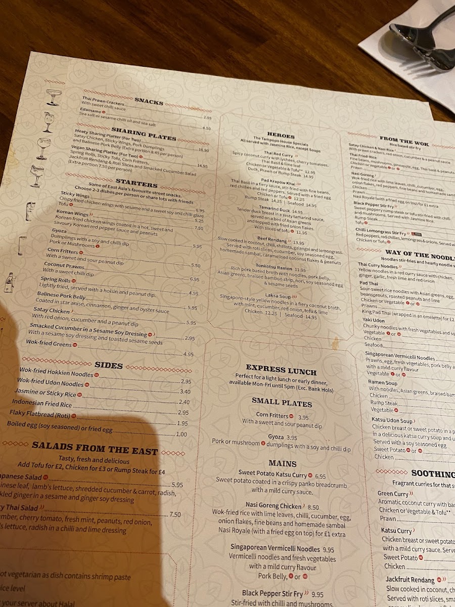 Tampopo Trafford Centre Photo Menu 9