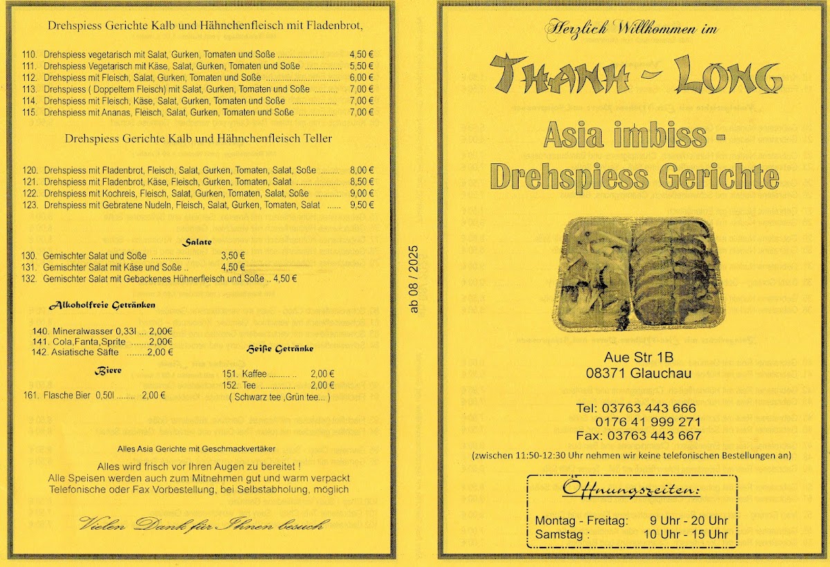 Thanh-Long Asia Imbiss Photo Menu 2