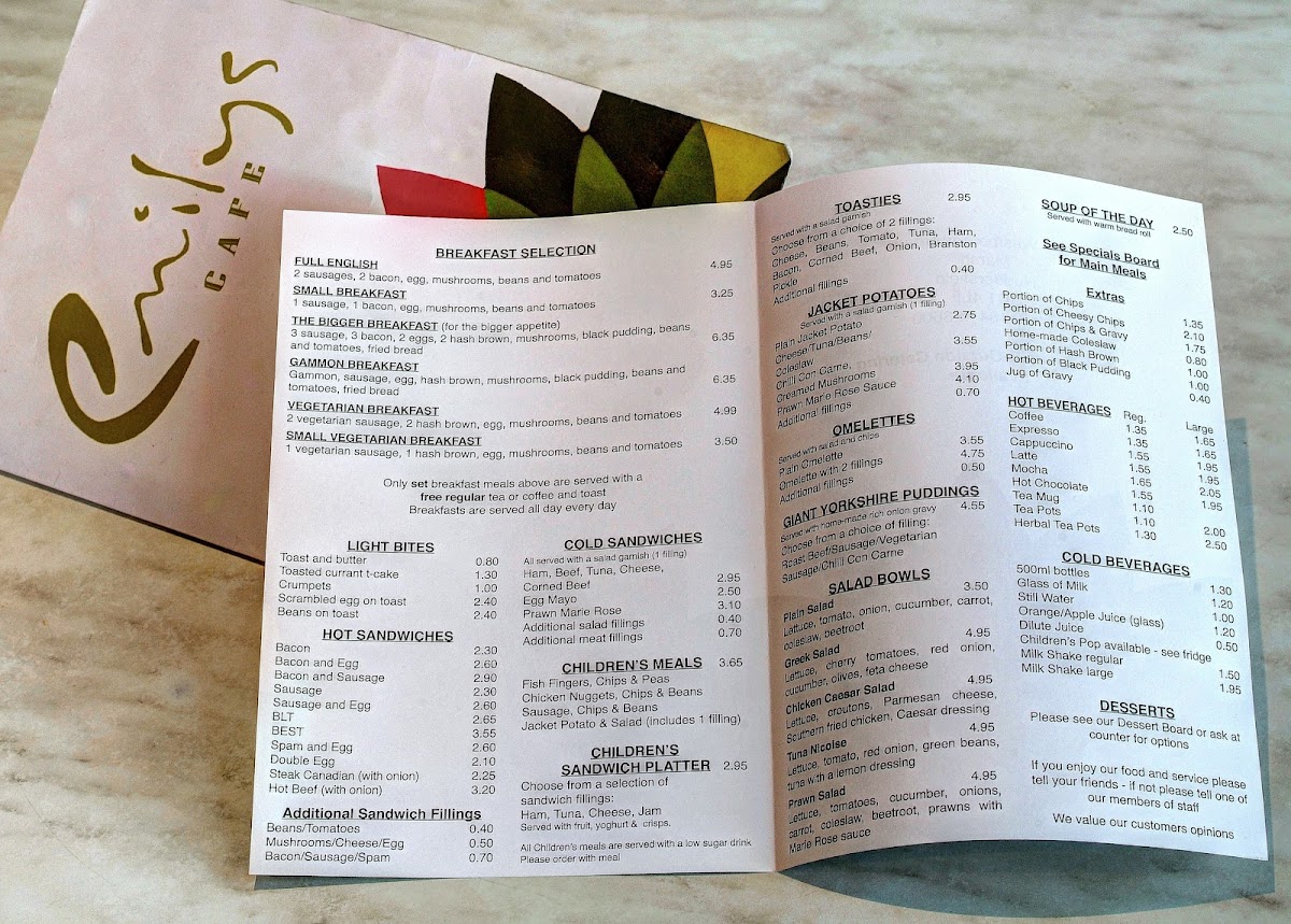Emily's Cafe Photo Menu 4