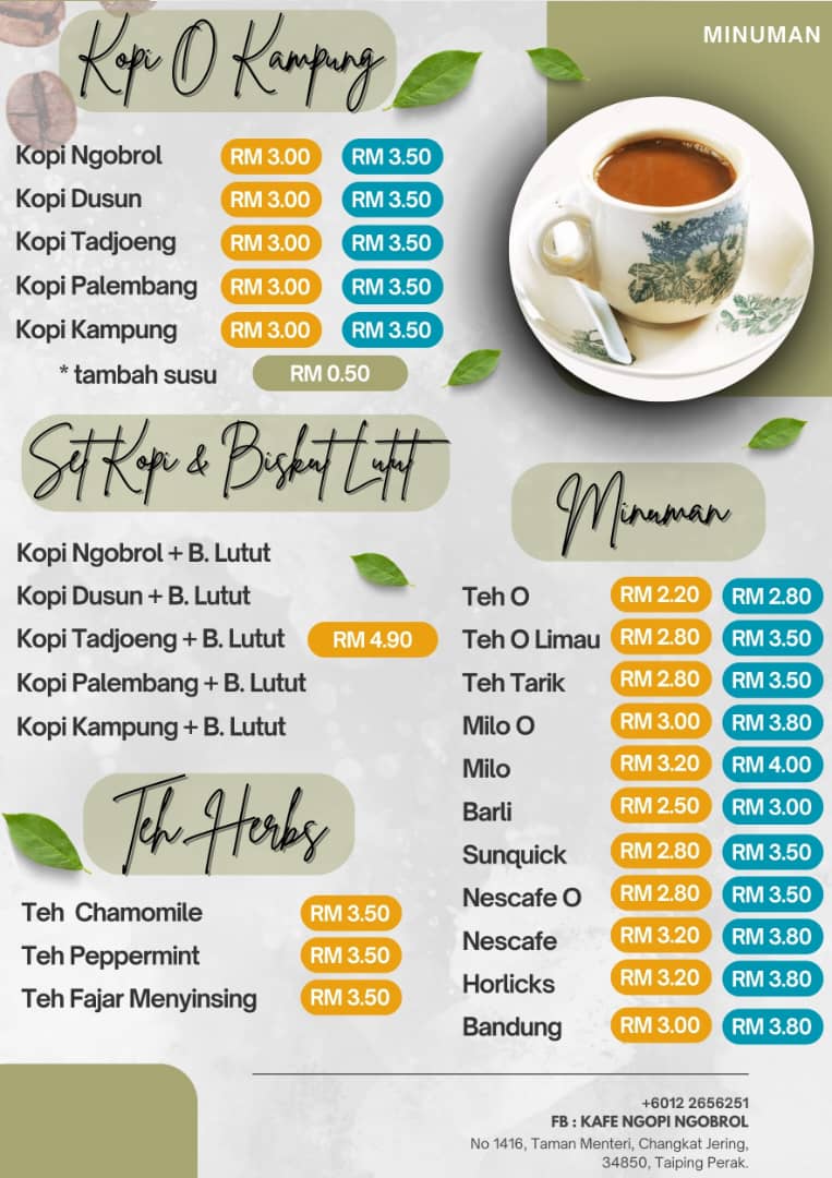 Kafe Ngopi Ngobrol Photo Menu 3