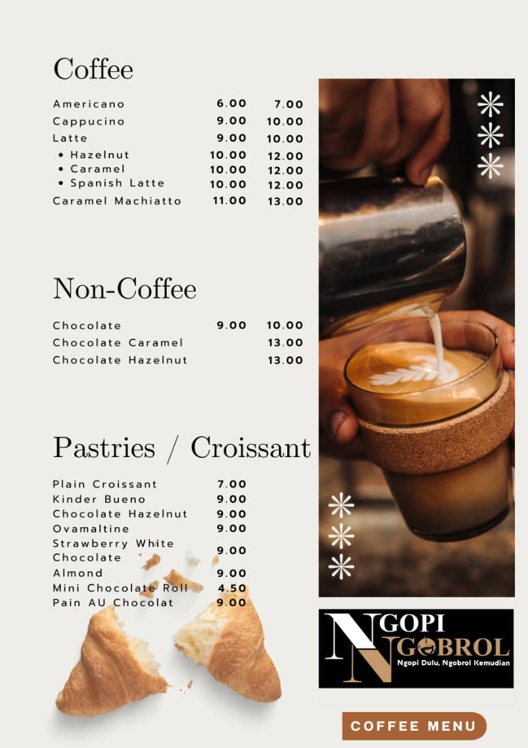 Kafe Ngopi Ngobrol Photo Menu 5