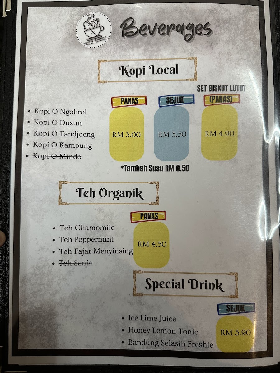 Kafe Ngopi Ngobrol Photo Menu 9
