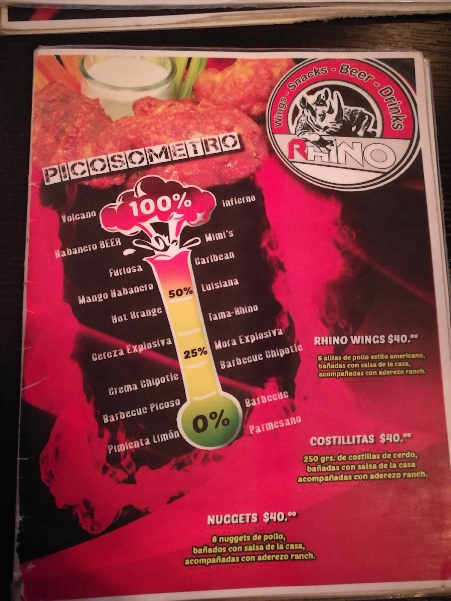 Rhino Snack & Beer Photo Menu 6