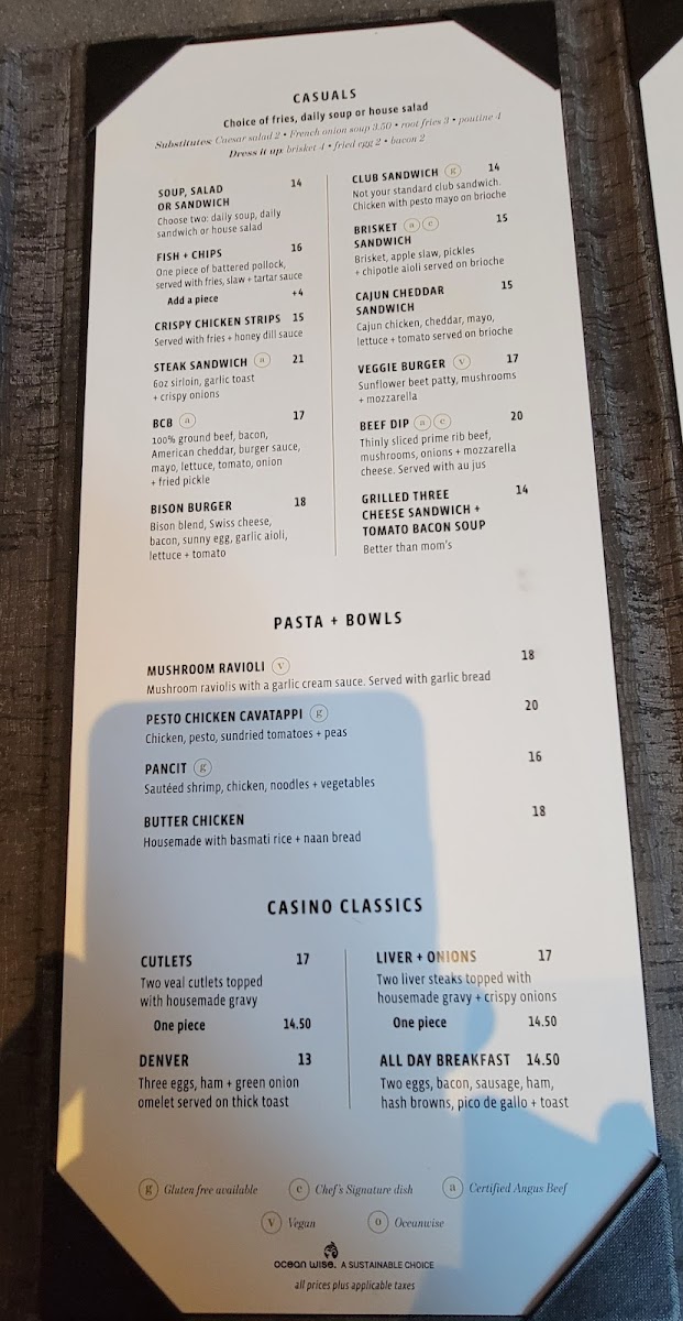 Union Station Restaurant + Bar Photo Menu 7