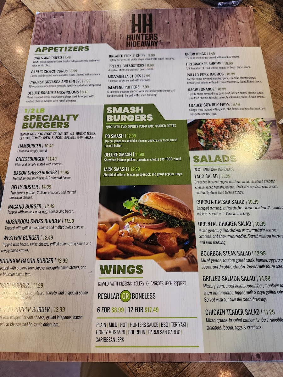 Hunters Hideaway Inc Photo Menu 9