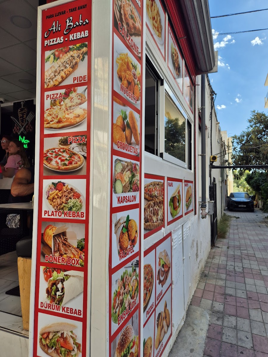Alí Baba kebab pizza Photo Menu 10