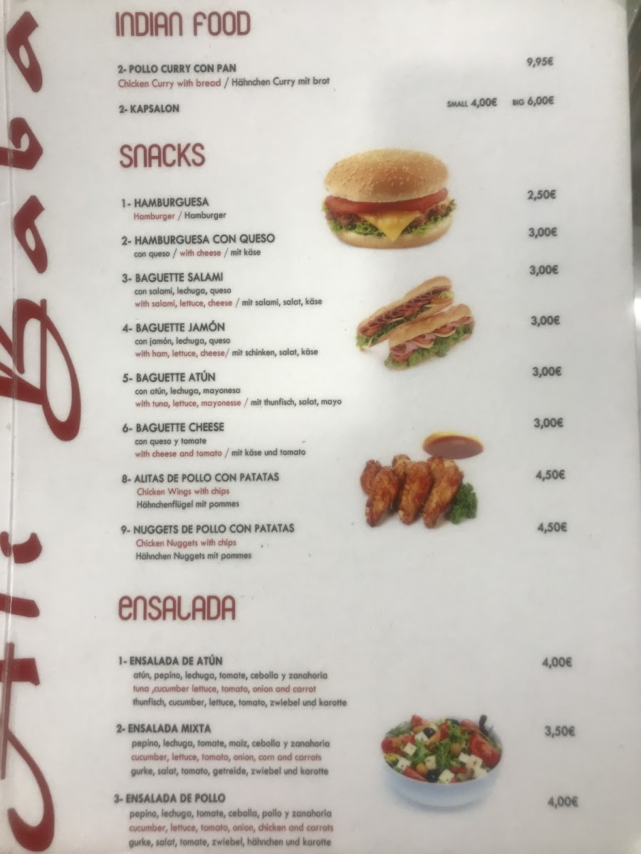 Alí Baba kebab pizza Photo Menu 7