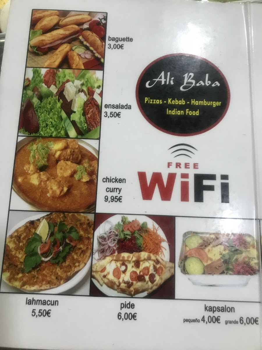Alí Baba kebab pizza Photo Menu 8