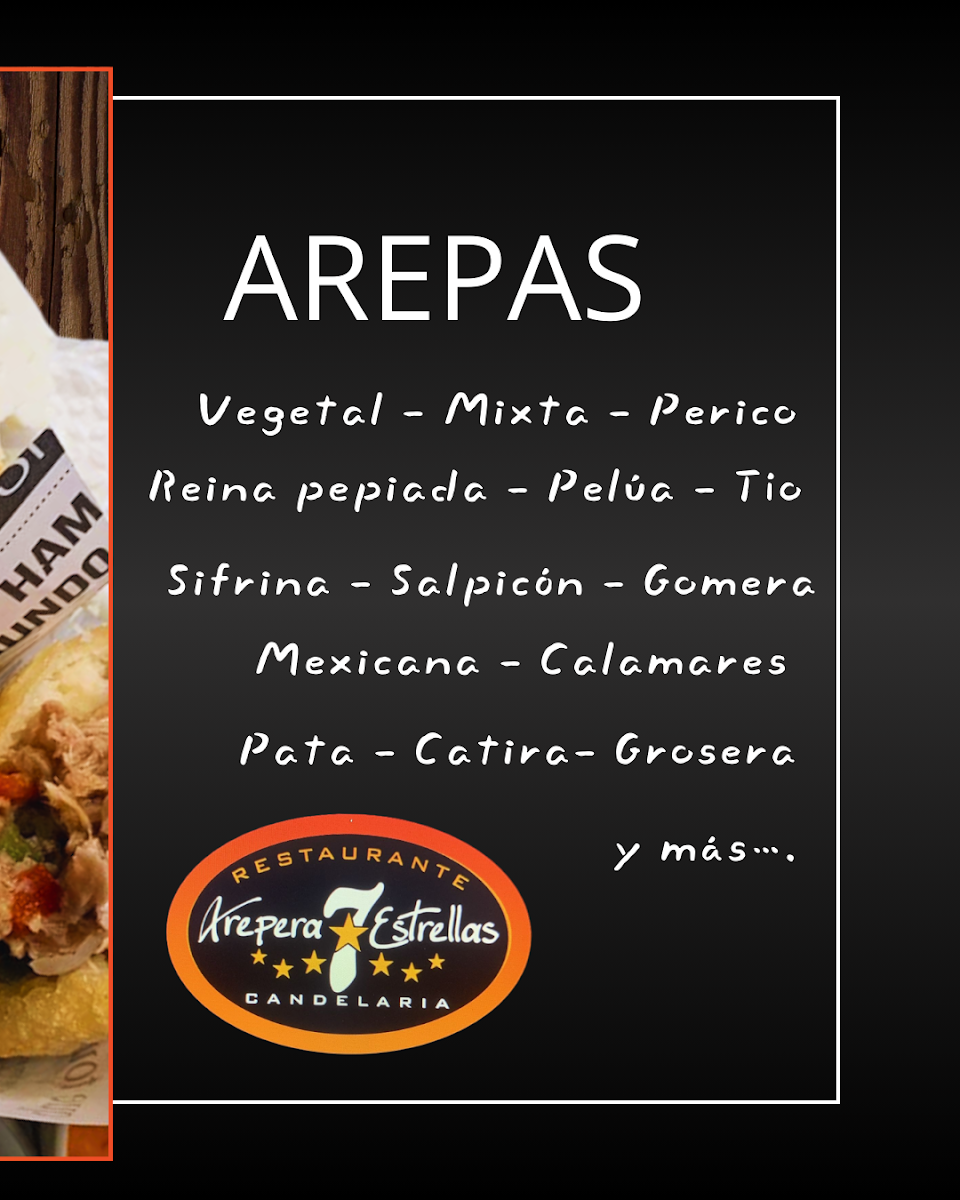 Bar Arepera 7 Estrellas Photo Menu 1