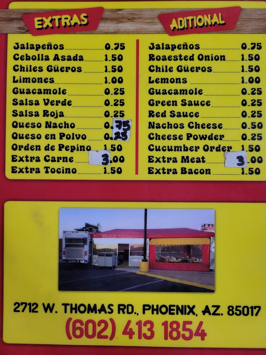 Sabrosito Hot Dogs Photo Menu 5