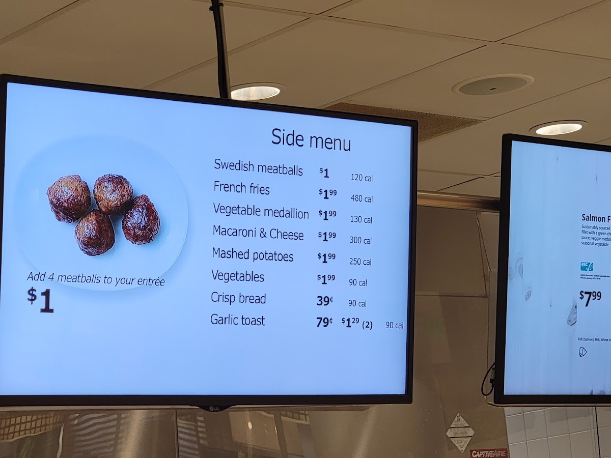 IKEA Restaurant Photo Menu 3