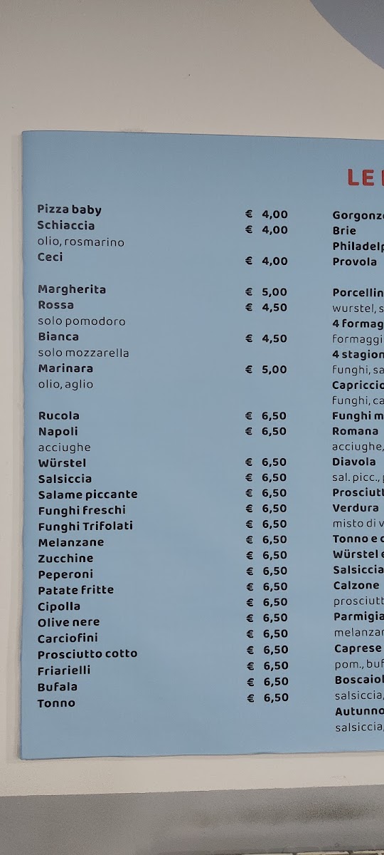 Pizza Picchio Photo Menu 5