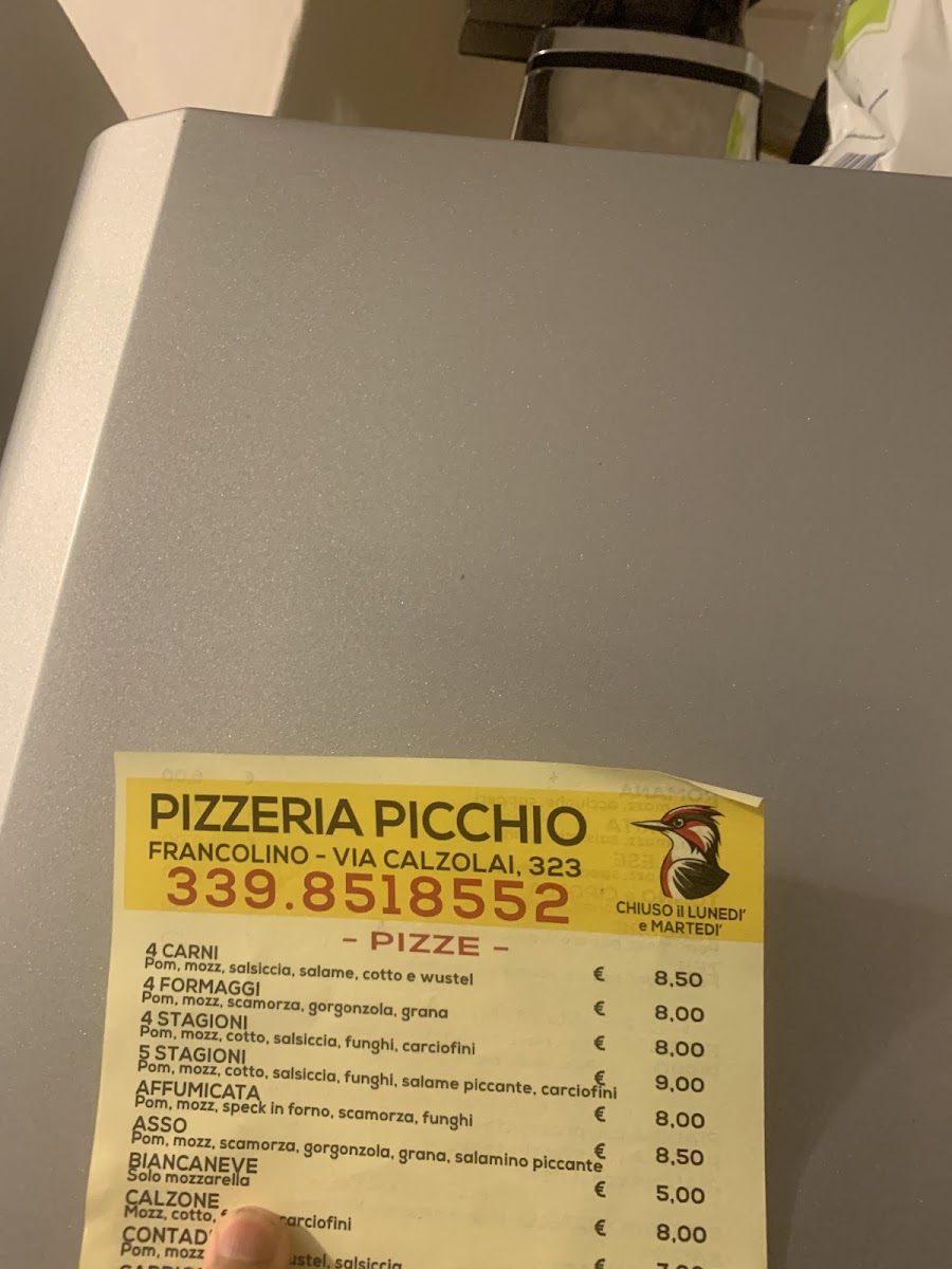 Pizza Picchio Photo Menu 6