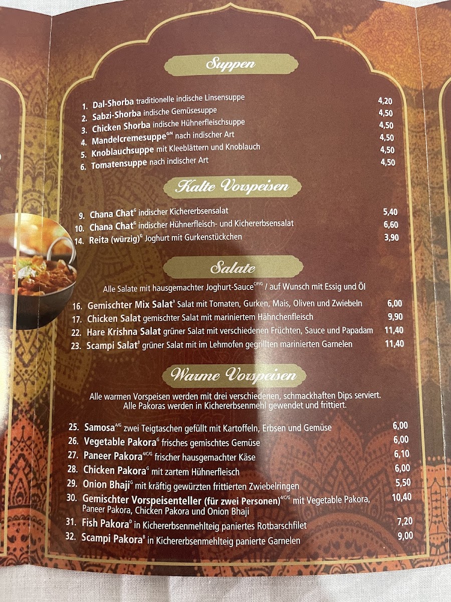 Hare Krishna Restaurant - Curry Haus, Indische Küche Photo Menu 7