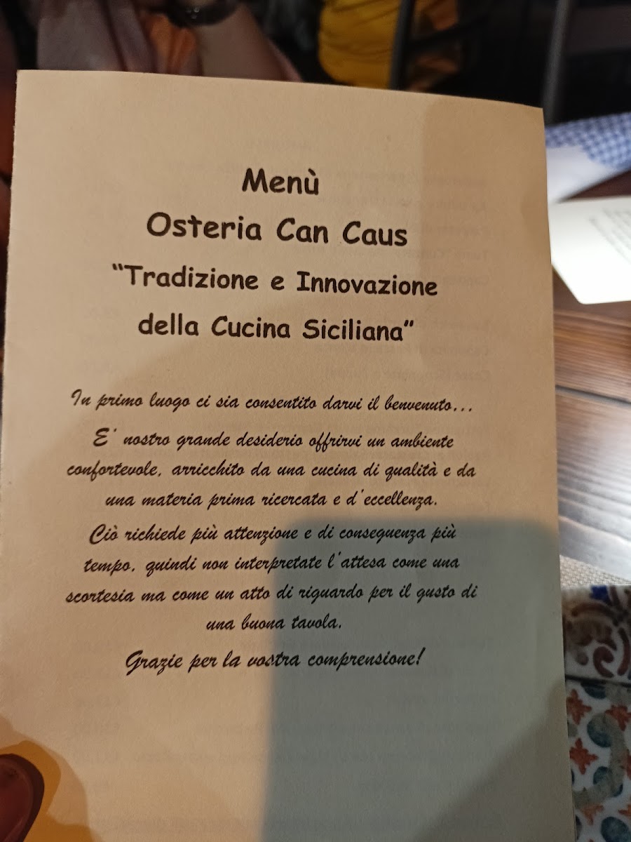 Osteria Pizzeria Giovanni & Barone Photo Menu 5