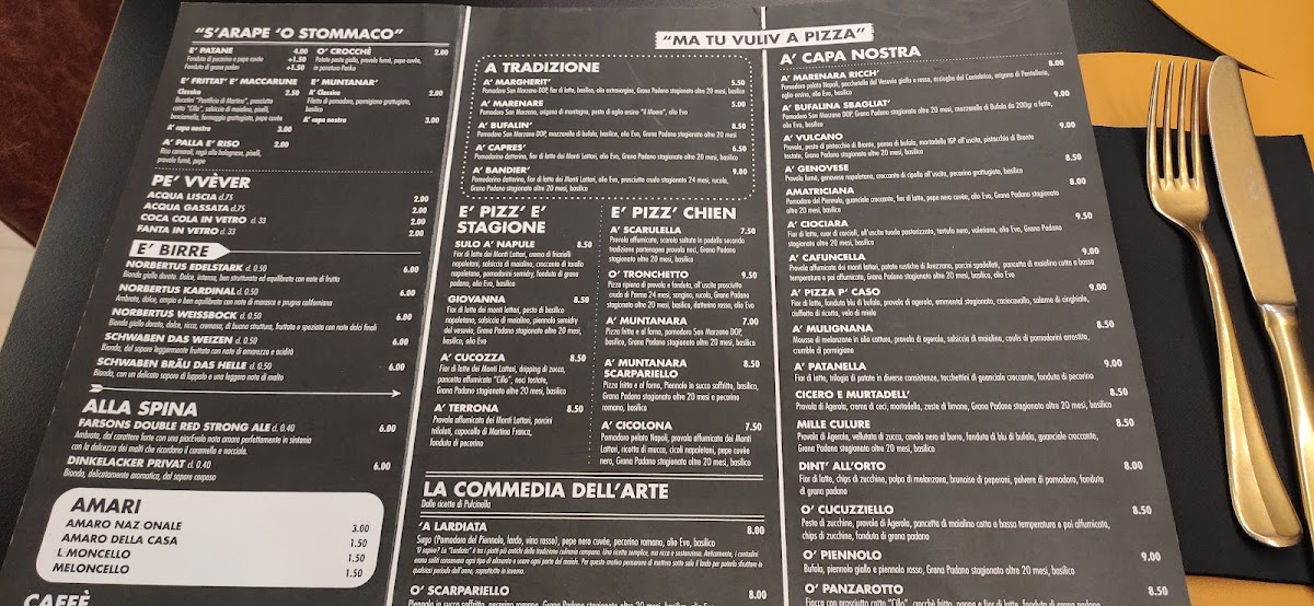 Gaetano Paolella Photo Menu 1