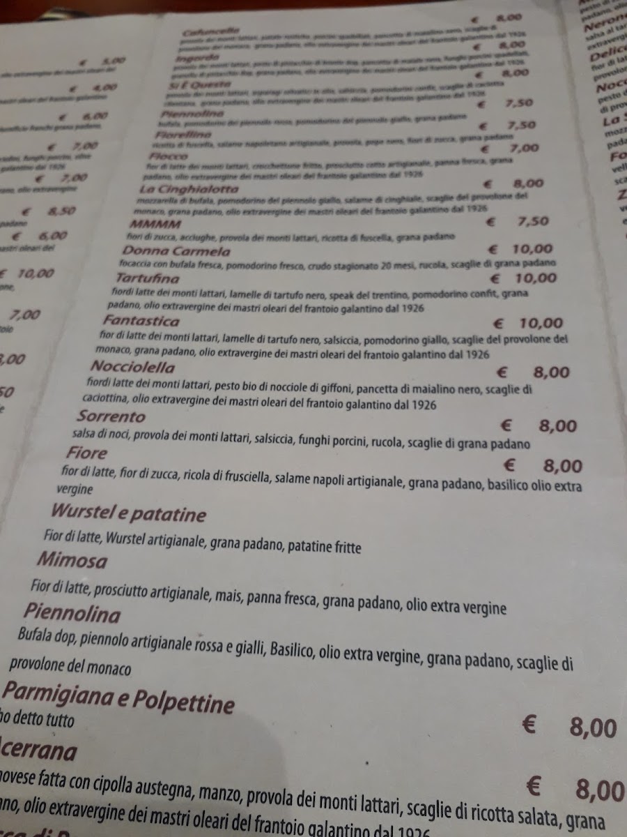 Gaetano Paolella Photo Menu 2
