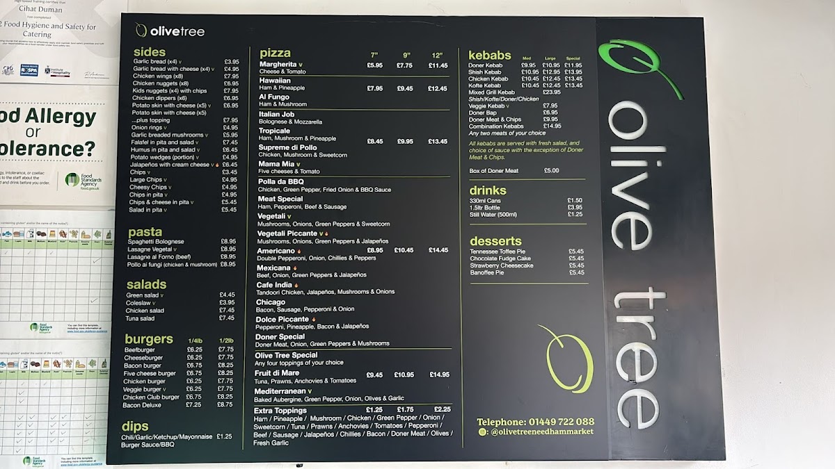 Olive Tree - Ipswich Photo Menu 2
