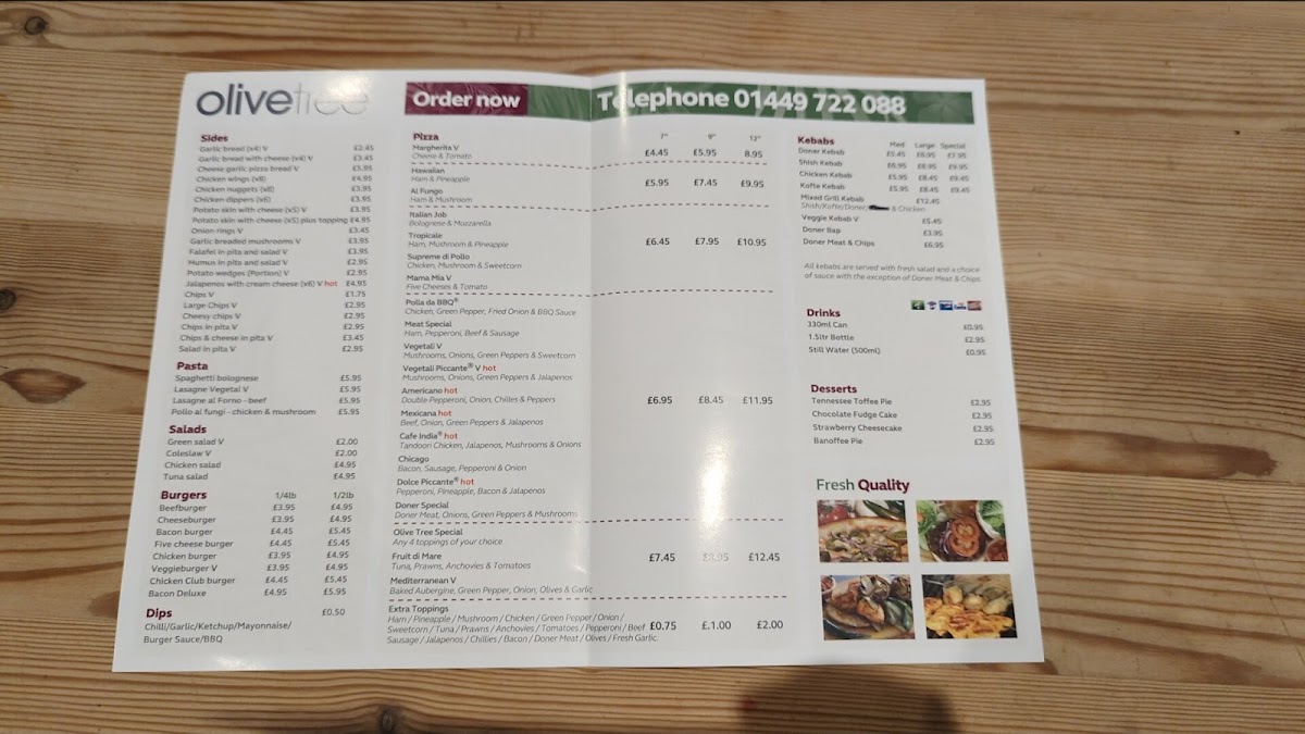 Olive Tree - Ipswich Photo Menu 4