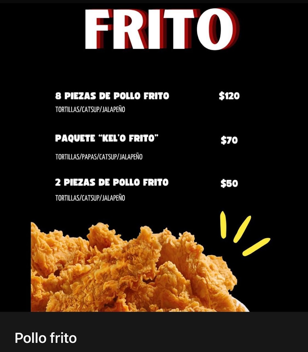 Kelo Pollo matriz Photo Menu 5