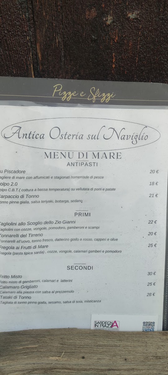 Antica Osteria sul Naviglio Photo Menu 8