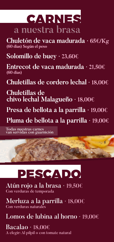 Asador Restaurante Puerta de Malaga Photo Menu 1