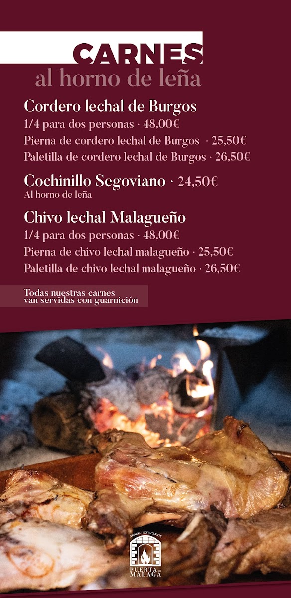 Asador Restaurante Puerta de Malaga Photo Menu 3