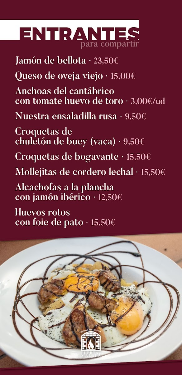 Asador Restaurante Puerta de Malaga Photo Menu 4