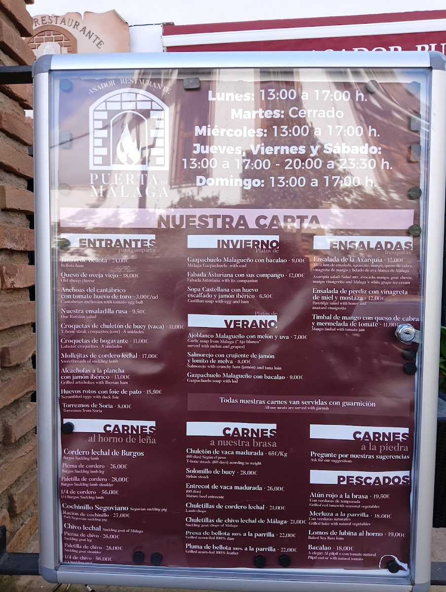 Asador Restaurante Puerta de Malaga Photo Menu 9