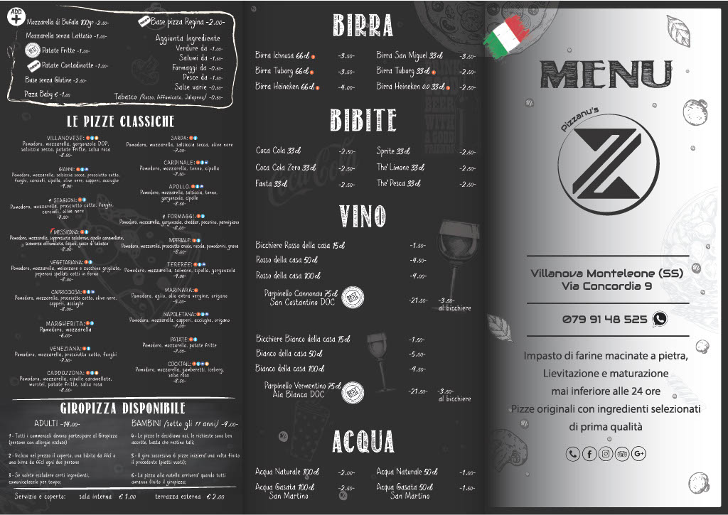 Pizzanu’s Pizzeria Ristorante Photo Menu 3