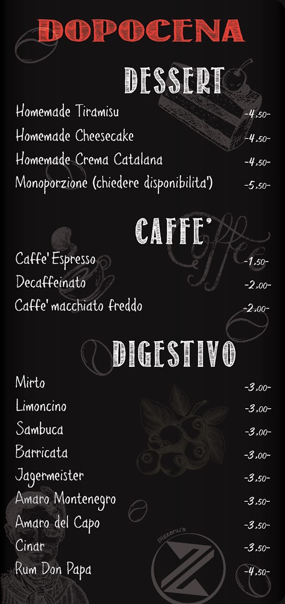 Pizzanu’s Pizzeria Ristorante Photo Menu 5