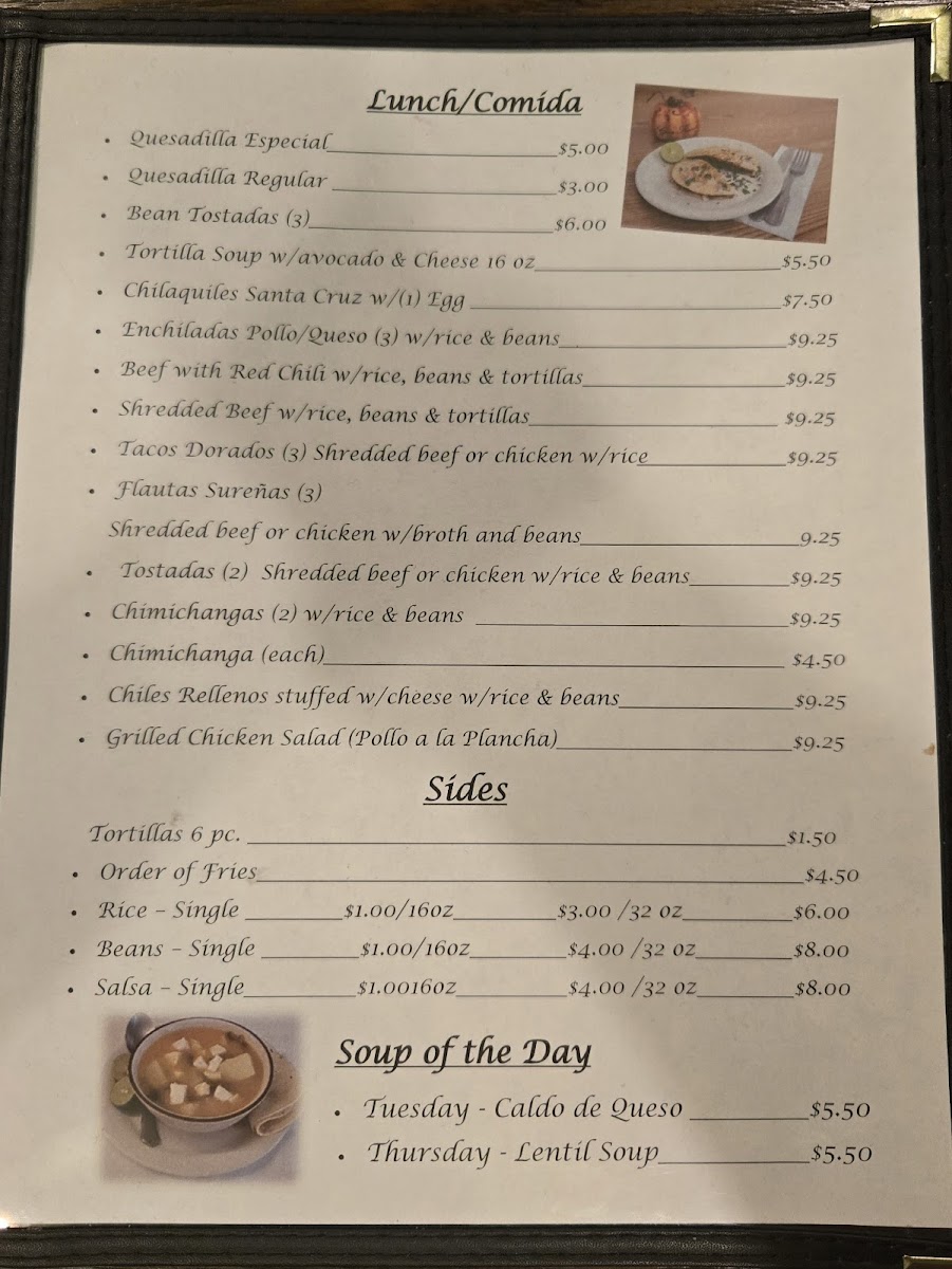 La Castellana Cafe Photo Menu 3