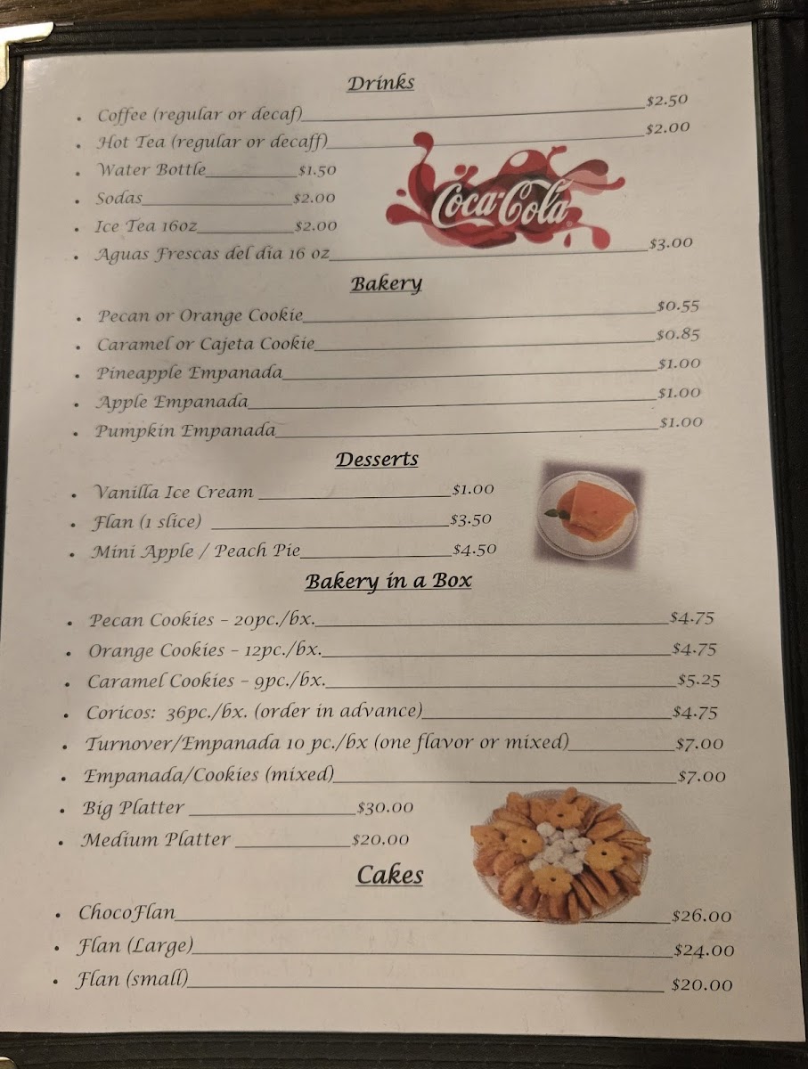 La Castellana Cafe Photo Menu 4