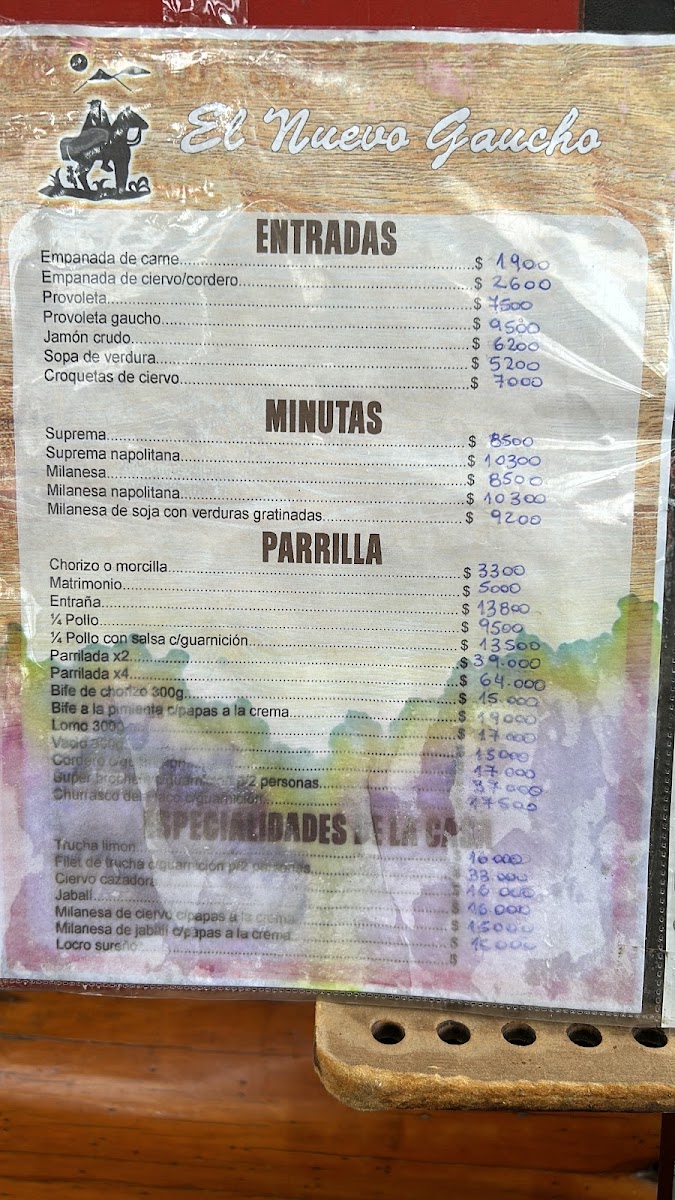 El Nuevo Gaucho Photo Menu 10