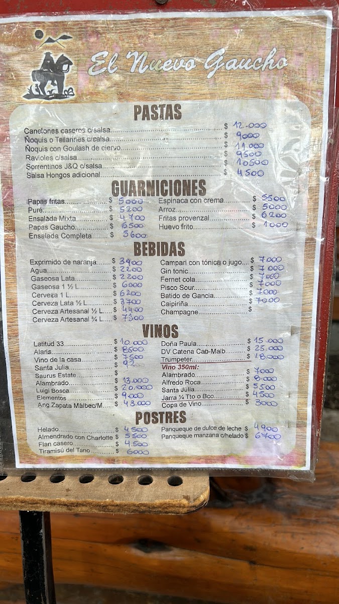 El Nuevo Gaucho Photo Menu 7