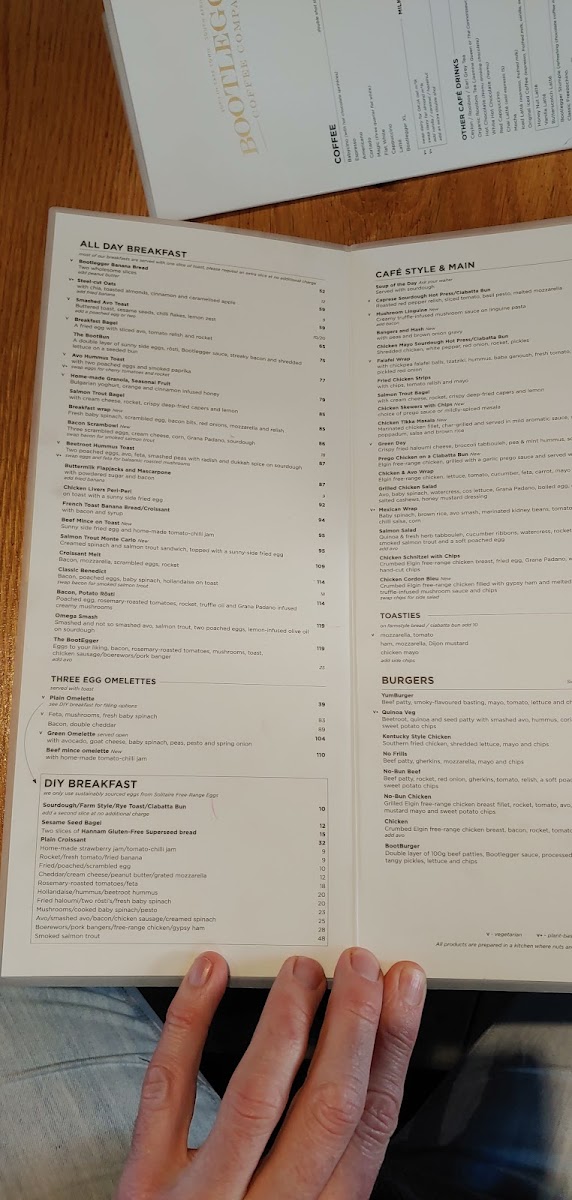 Bootlegger XS Salt River Halaal Photo Menu 1